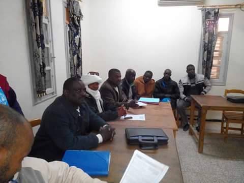 اجتماع مكتب الرابطة مع رؤساء النوادي بعين صالح