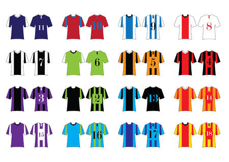 الألوان الأساسية للنوادي 2023 - 2024